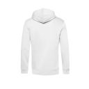 B&C Mens Organic Hooded Sweater White M