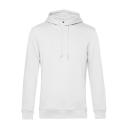 B&C Mens Organic Hooded Sweater White M