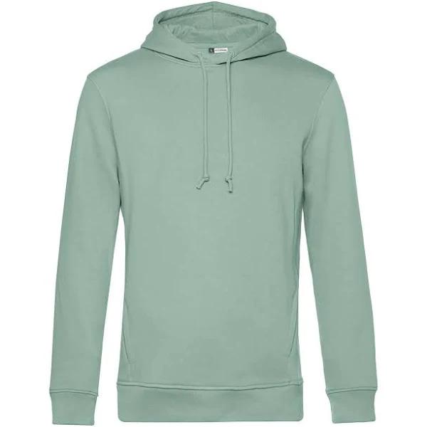 B&C Mens Organic Hoodie Sage Green M