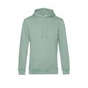 B&C Mens Organic Hoodie Sage Green XS