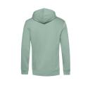 B&C Mens Organic Hoodie Sage Green XS