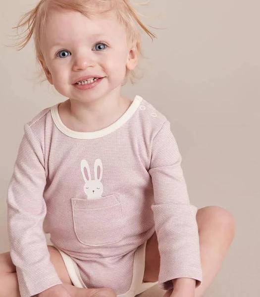 Baby Organic Cotton Stripe Bodysuit