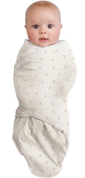 Baby Studio BCI Cotton Swaddlewrap (Pink Stars) - Small
