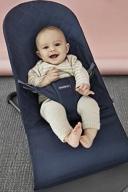 BabyBjorn Fabric Seat for Bouncer - Midnight Blue, Cotton, Classic Quilt