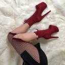 Babydoll Dark Red - 8 Inch UK2 / EU35 / US4 / AU4