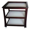 Babyworth 3 Tiers Change Table Option with Change Pad Walnut / with Pad