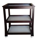 Babyworth 3 Tiers Change Table Option with Change Pad Walnut / with Pad