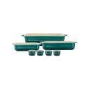 Baccarat Le Connoisseur 7 Piece Bakeware Set Teal