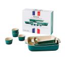 Baccarat Le Connoisseur 7 Piece Bakeware Set Teal
