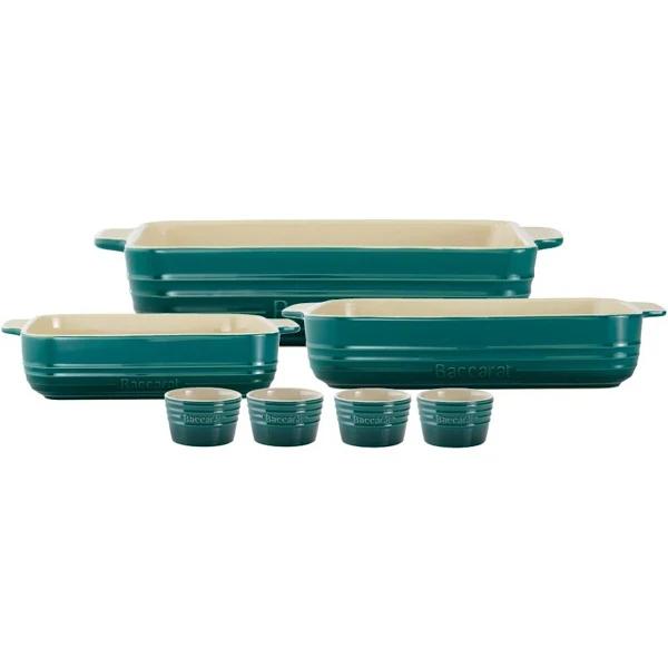 Baccarat Le Connoisseur 7 Piece Bakeware Set Teal