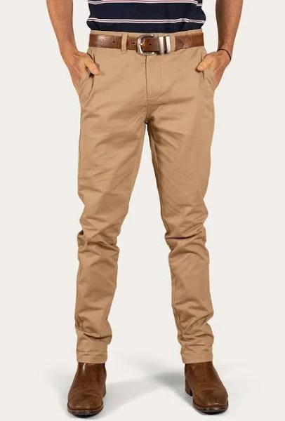 Bachelor Mens Slim Fit Chino Pant - Clay 28 / Clay