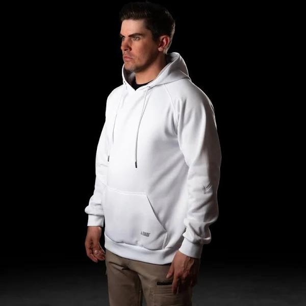 Bad Essential Fleece Hoodie White / L