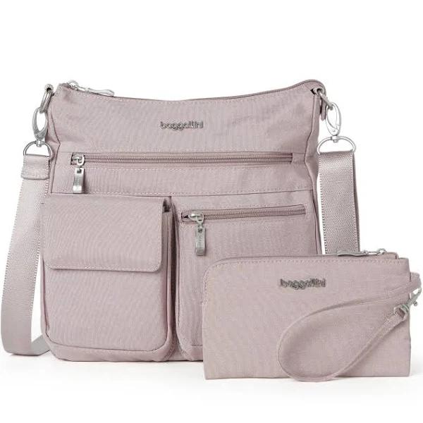 Baggallini Modern Everywhere Slim Crossbody ,Blush