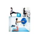 Balancefrom Anti-Burst and Slip Resistant Exercise Ball Yoga Ball Fitness Ball Birthing Ball with Quick Pump, 2,000-Pound Capacity (58-65cm, L, Gray)
