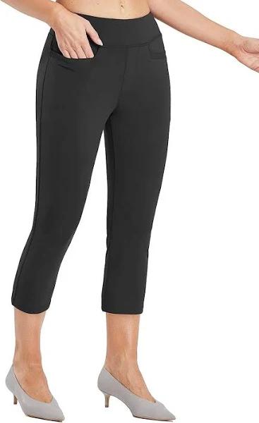 Baleaf Capri Pants For Women Casual Summer Pull On Yoga Dress Capris Work  Athletic Golf Crop Pants With Pockets, Price History & Comparison