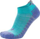 Balega Silver No Show Running Socks Neon Aqua/Lavender / S