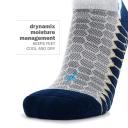 Balega Silver No Show Running Socks Neon Aqua/Lavender / S