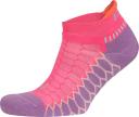 Balega Silver No Show Running Socks Neon Aqua/Lavender / S