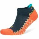 Balega Silver No Show Running Socks Neon Aqua/Lavender / S