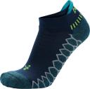 Balega Silver No Show Running Socks Neon Aqua/Lavender / S