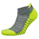 Balega Women/Men/Unisex Ultralight No Show Tab Running Socks Grey White - XL