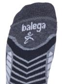 Balega Women/Men/Unisex Ultralight No Show Tab Running Socks Grey White - XL