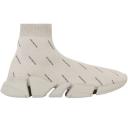 Balenciaga All Over Logo Speed 2.0 Beige