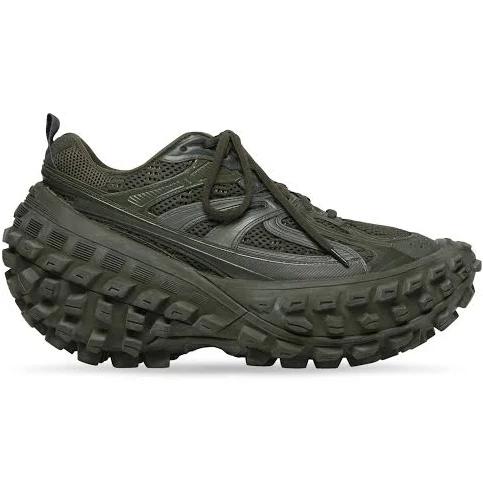 Balenciaga Bouncer Sneaker - Green - Man - 5 - Polyurethane, Polyester & Nylon