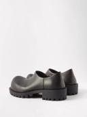 Balenciaga - Hummer Derby Leather Shoes - Mens - Black