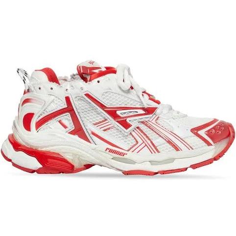 Balenciaga - Men - Runner Nylon and Mesh Sneakers Red - EU 44