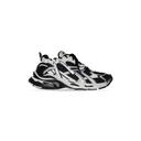 Balenciaga Men, Runner Sneakers, Black and White, AU 11, Sneakers, Materialmix
