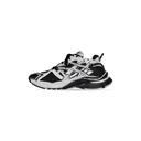 Balenciaga Men, Runner Sneakers, Black and White, AU 11, Sneakers, Materialmix