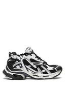 Balenciaga Men, Runner Sneakers, Black and White, AU 11, Sneakers, Materialmix