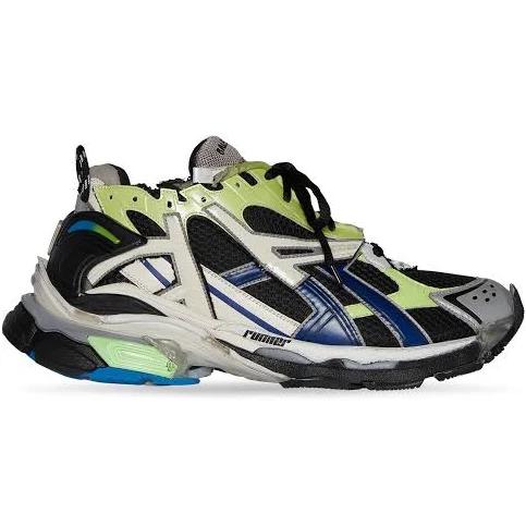 Balenciaga Men, Runner sneakers, Blue, AU 5, Sneakers, Rubber