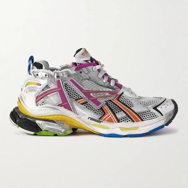 Balenciaga Men, Runner sneakers, Multicolor, AU 9, Sneakers, Rubber