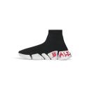 Balenciaga | Men Speed 2.0 Knit Graffiti SNAKERS Black/White 41