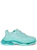 Balenciaga | Men Triple S Clear Sole Sneakers Turquoise 39