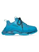 Balenciaga | Men Triple S Clear Sole Sneakers Turquoise 40