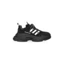 Balenciaga Men, x Adidas Triple S sneakers, Black, AU 13, Sneakers, Rubber