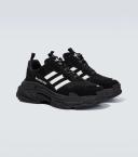 Balenciaga Men, x Adidas Triple S sneakers, Black, AU 13, Sneakers, Rubber