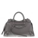 Balenciaga Neo Classic Medium Handbag - Grey & Silver - - Calfskin