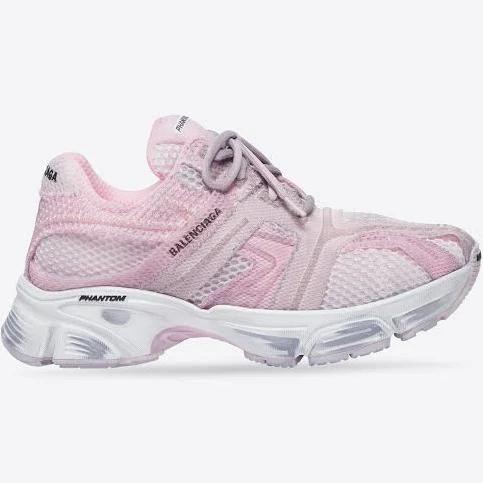 Balenciaga, Phantom mesh-paneled sneakers, Women, Pink, EU 37, Sneakers, Rubber
