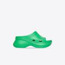 Balenciaga Pool Crocs Slide Sandal - Green - Woman - 36 - EVA
