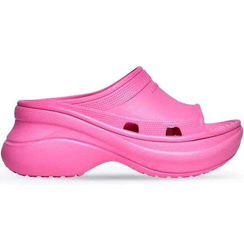 Balenciaga Pool Crocs Slide Sandal - Pink - Woman - 38 - EVA