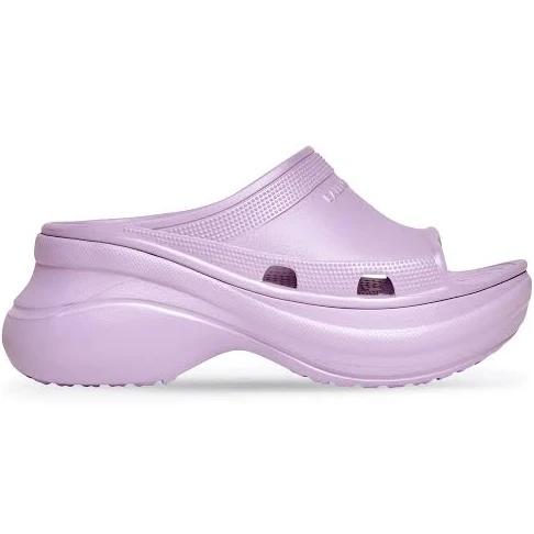 Balenciaga Pool Crocs Slide Sandal - Purple - Woman - 36 - EVA