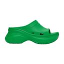 Balenciaga - Pool Crocs Slide Sandals, Women , Green