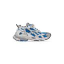 Balenciaga - Runner Mesh and Faux-Leather Trainers - Mens - Black Red
