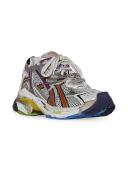 Balenciaga - Runner Mesh and Faux-Leather Trainers - Mens - Black Red