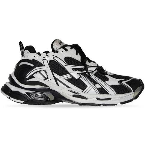Balenciaga - Runner Mesh and Faux-Leather Trainers - Mens - Multi