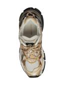 Balenciaga - Runner Mesh and Faux Leather Trainers - Womens - Burgundy